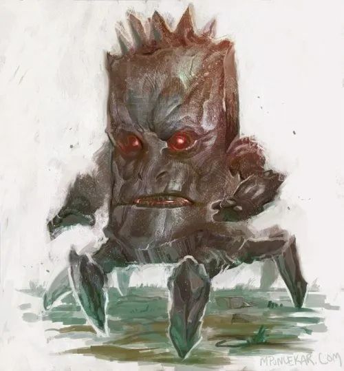 插画家改造超级玛丽游戏中的怪物恐怖的外形让人不寒而栗