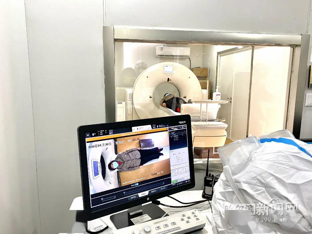 独立空间 智能识别人脸丨我省首台方舱ct在省医院投入使用