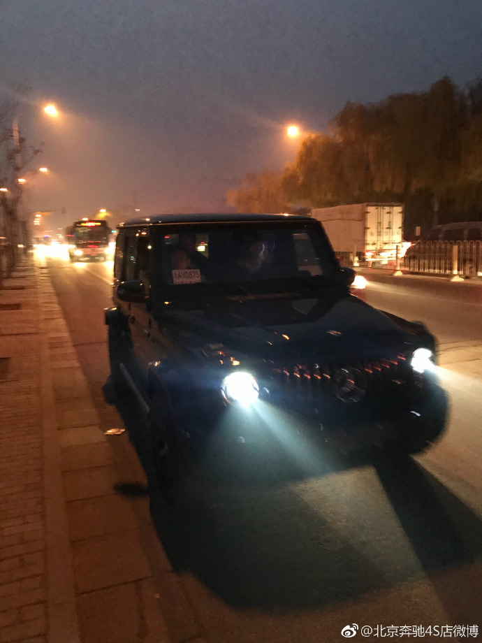 看起来的高级脸2020款奔驰g63amg