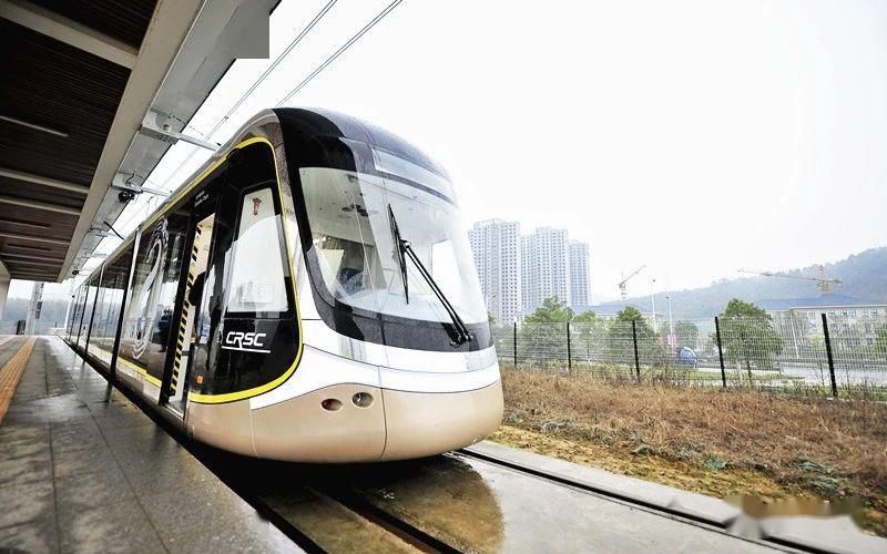 天水有軌電車初期運營2019年10月28日,天水市有軌電車示範線(二期)