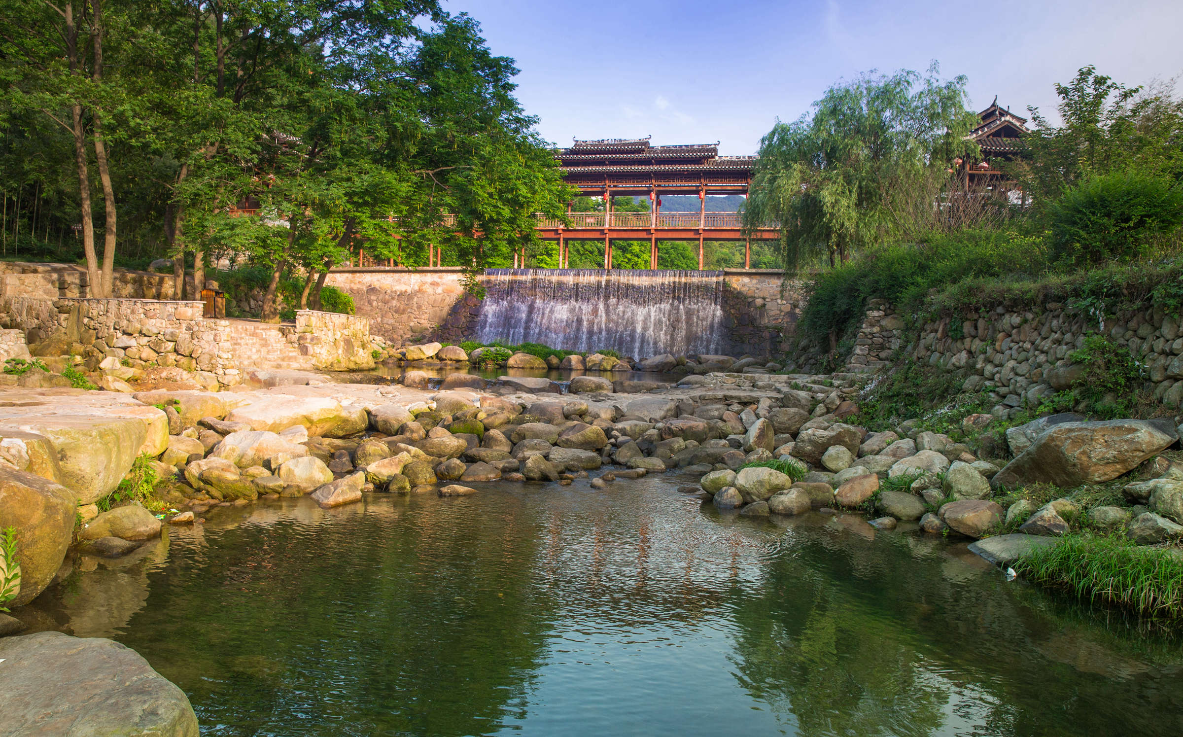 黄陂锦里沟风景区简介图片