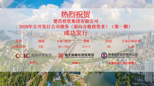 4月29-30日,湖北省融资担保集团先后为金松集团,楚昌投资集团提供增信