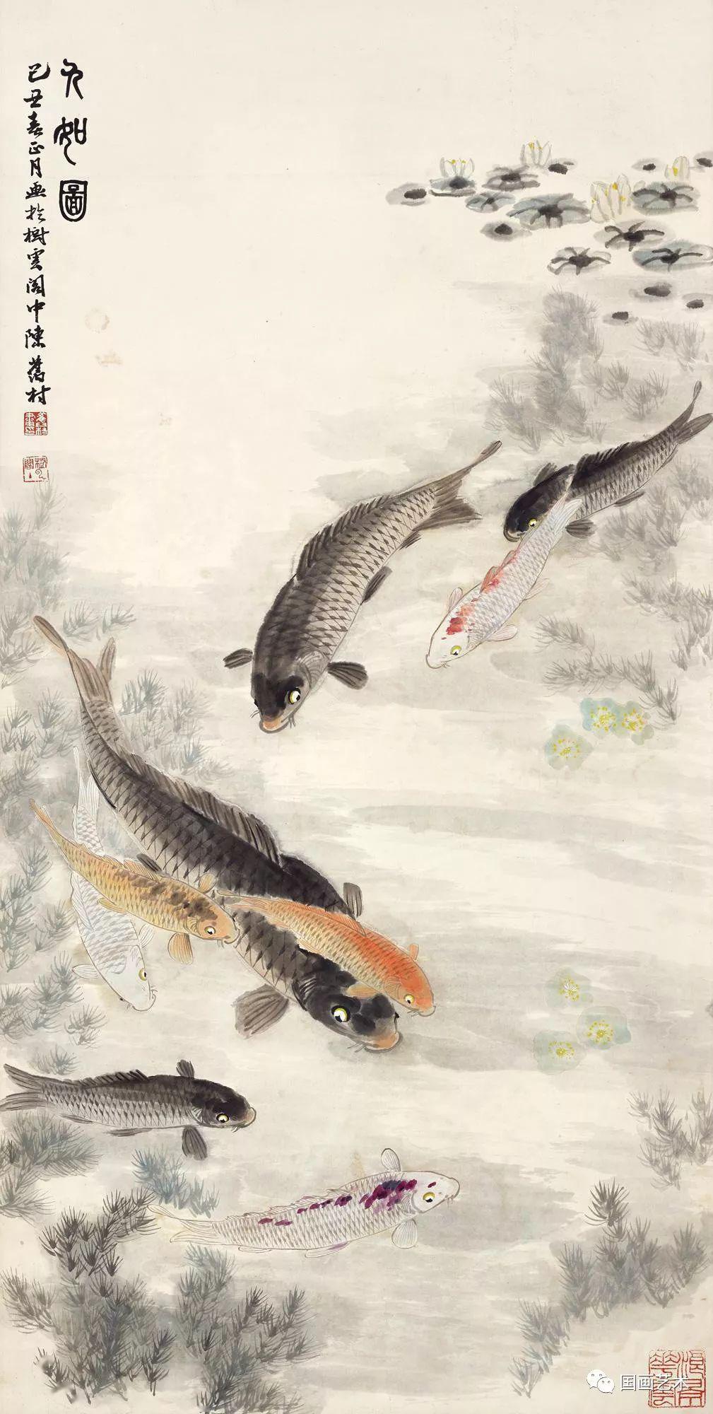 赏名家笔下九如图,万事如意,福寿绵延!_齐白石