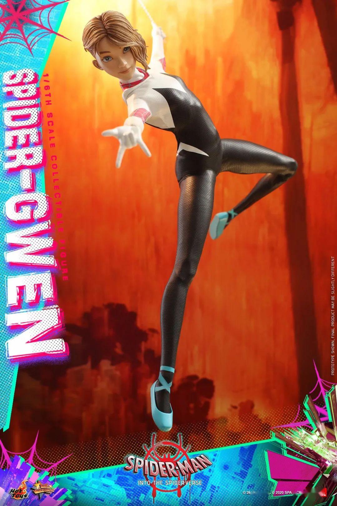 先行预定hottoys16mms576蜘蛛侠平行宇宙spidergwen蜘蛛格温可动人偶