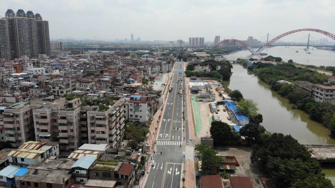 好消息环岛路沥滘涌南洲路段建成通车沥滘地铁站口新增公交站啦