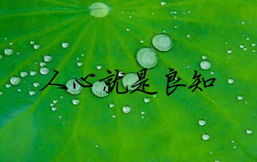 就是良知无论何时何地何种情况下,对何人做何事,都要对得起天地良心