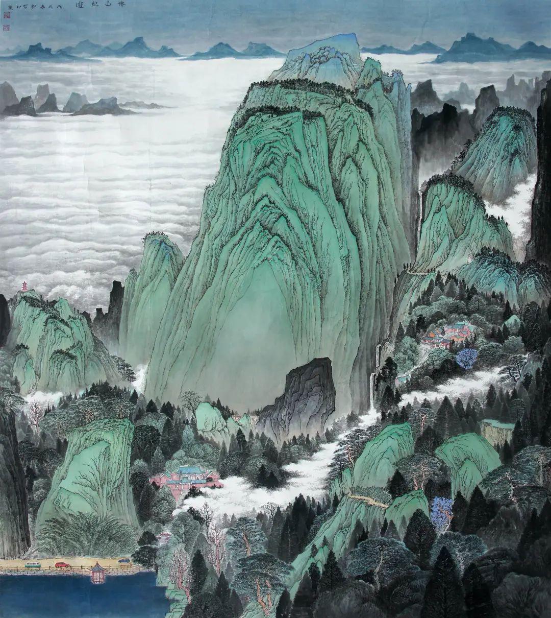 赵卫 山水 国画97*60cm天津美术学院硕士 赵永夫 人物 国画68*33cm123