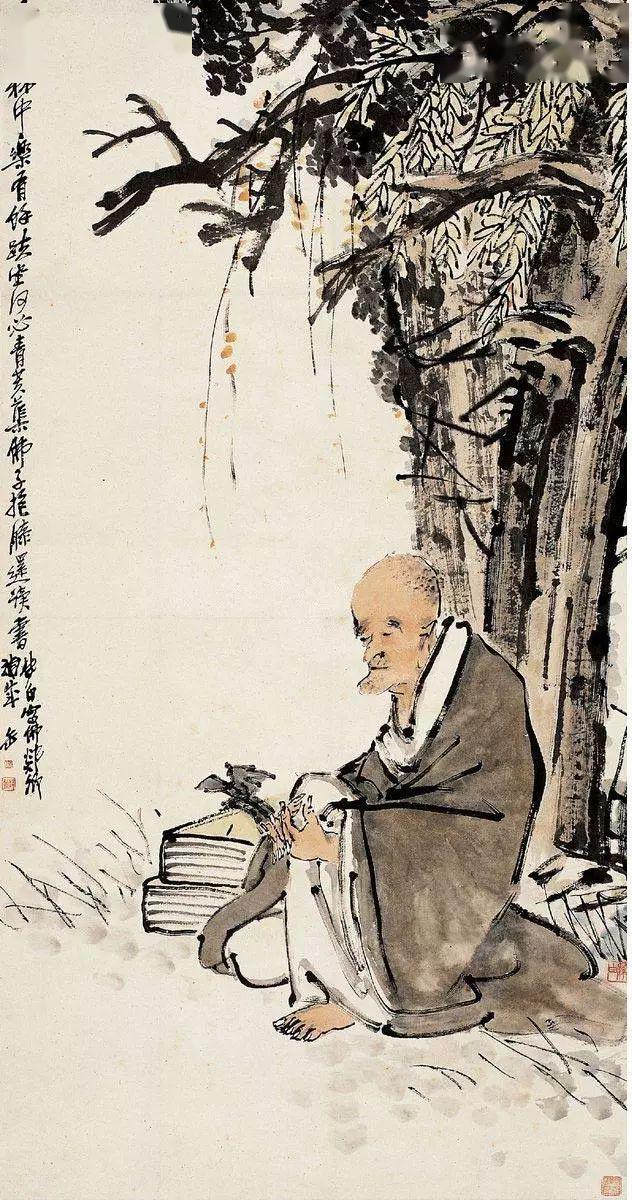 大师吴昌硕罕见人物画,生动古拙-搜狐大视野-搜狐新闻