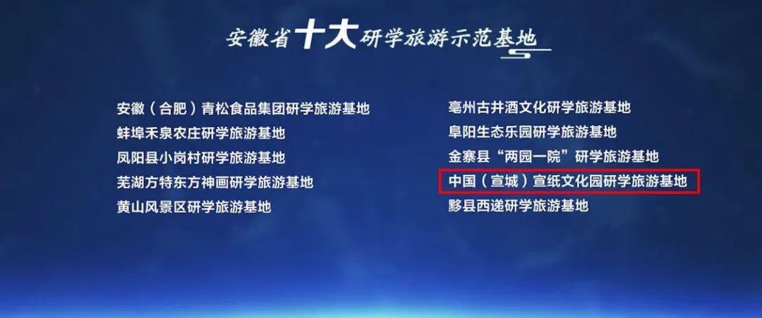 春游江淮请您来恭喜安徽文旅系列品牌公布泾县这些单位和个人上榜