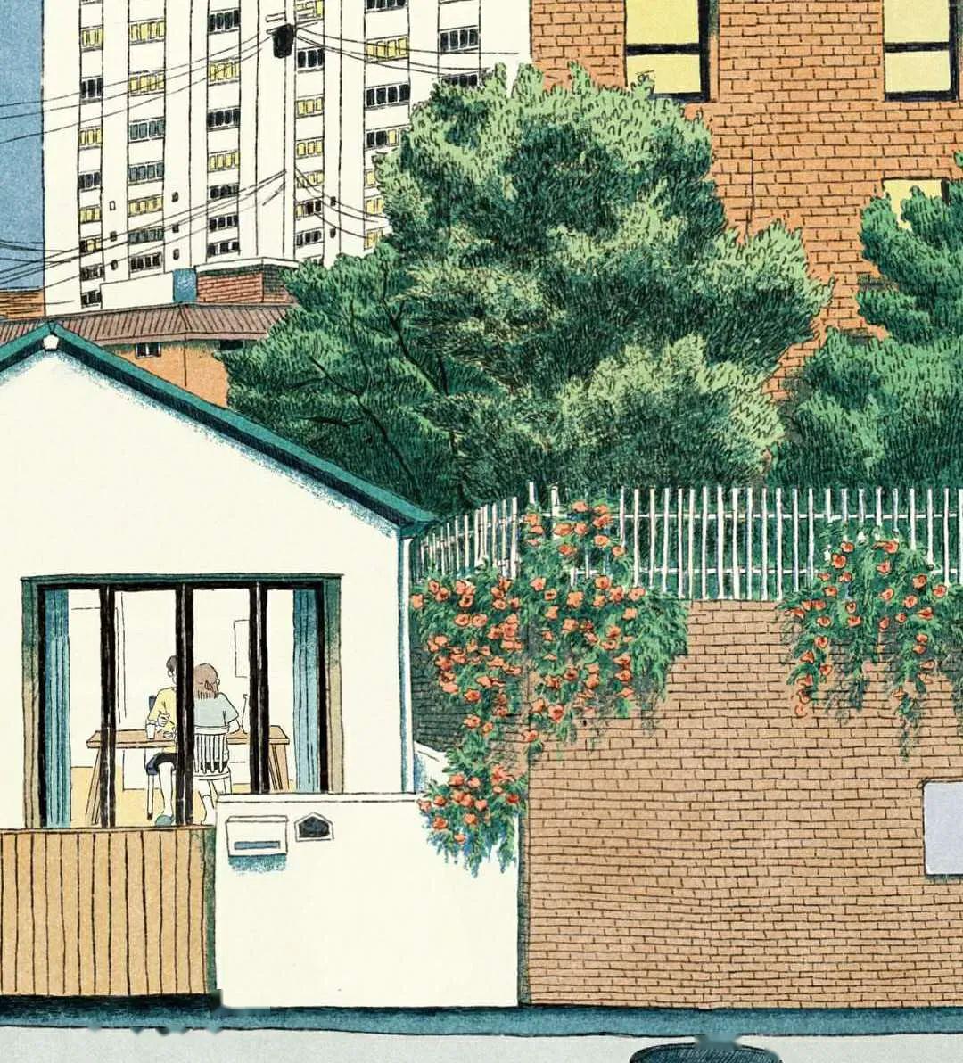 韩国插画师banzisu画出了我们平凡人的日常,画面充满了浓浓的生活气息