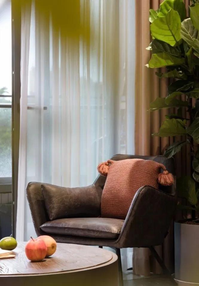 103㎡现代简约中式三居室简洁雅致实用宜居客餐厅和阳台超赞