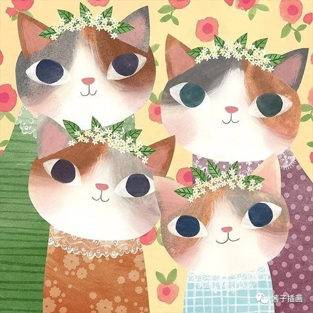 【插画】Angie Rozelaar：我画了一百天猫以后_法国