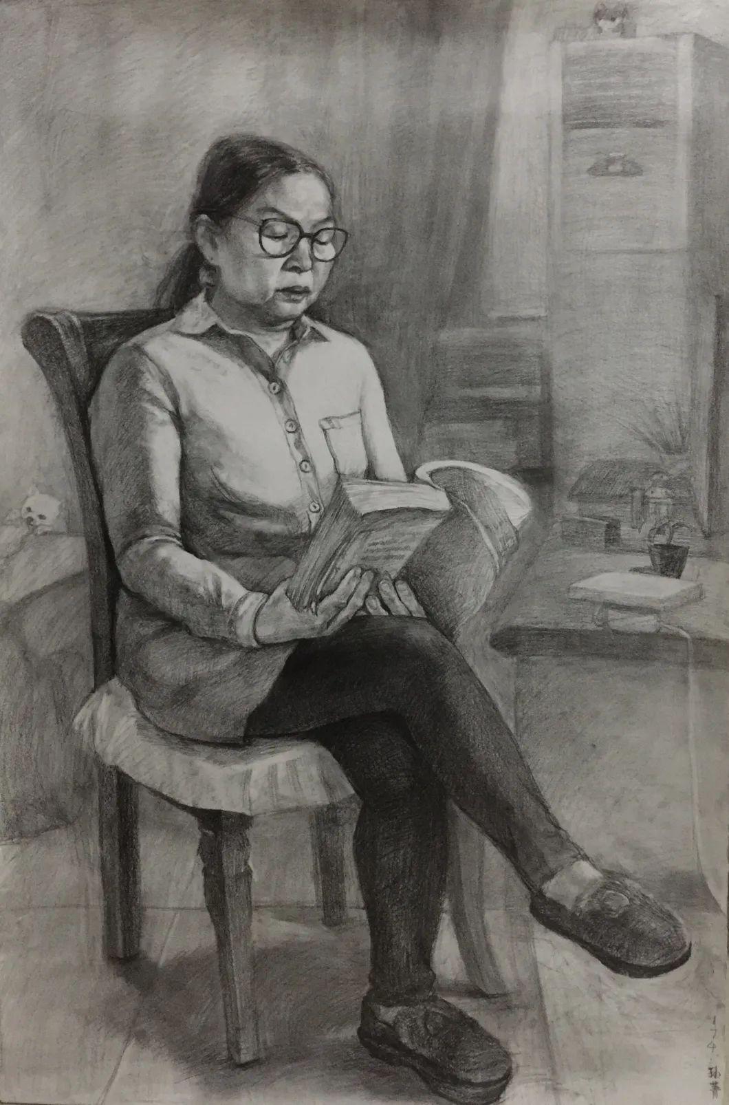 精彩"云"课丨素描全身像/白文忠,陈佳思 · 附中