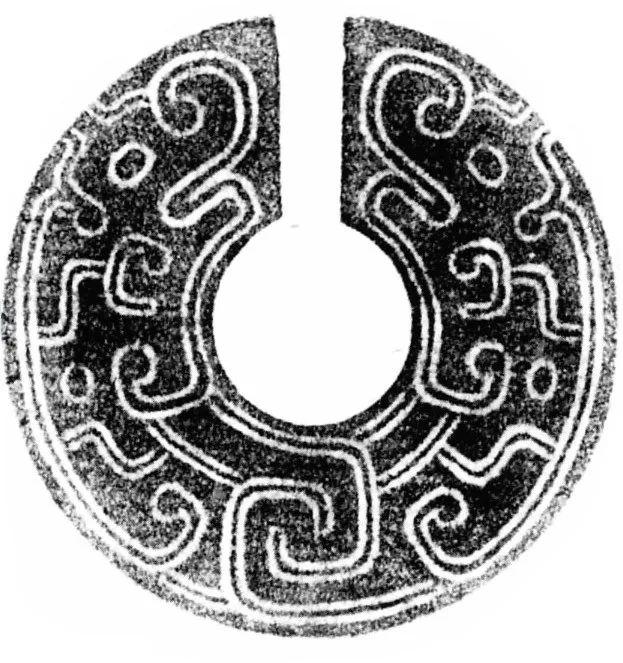 春秋玉器上的龙首纹_元素