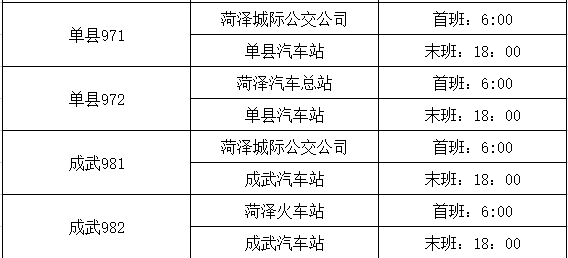 菏泽单县公交车路线图图片