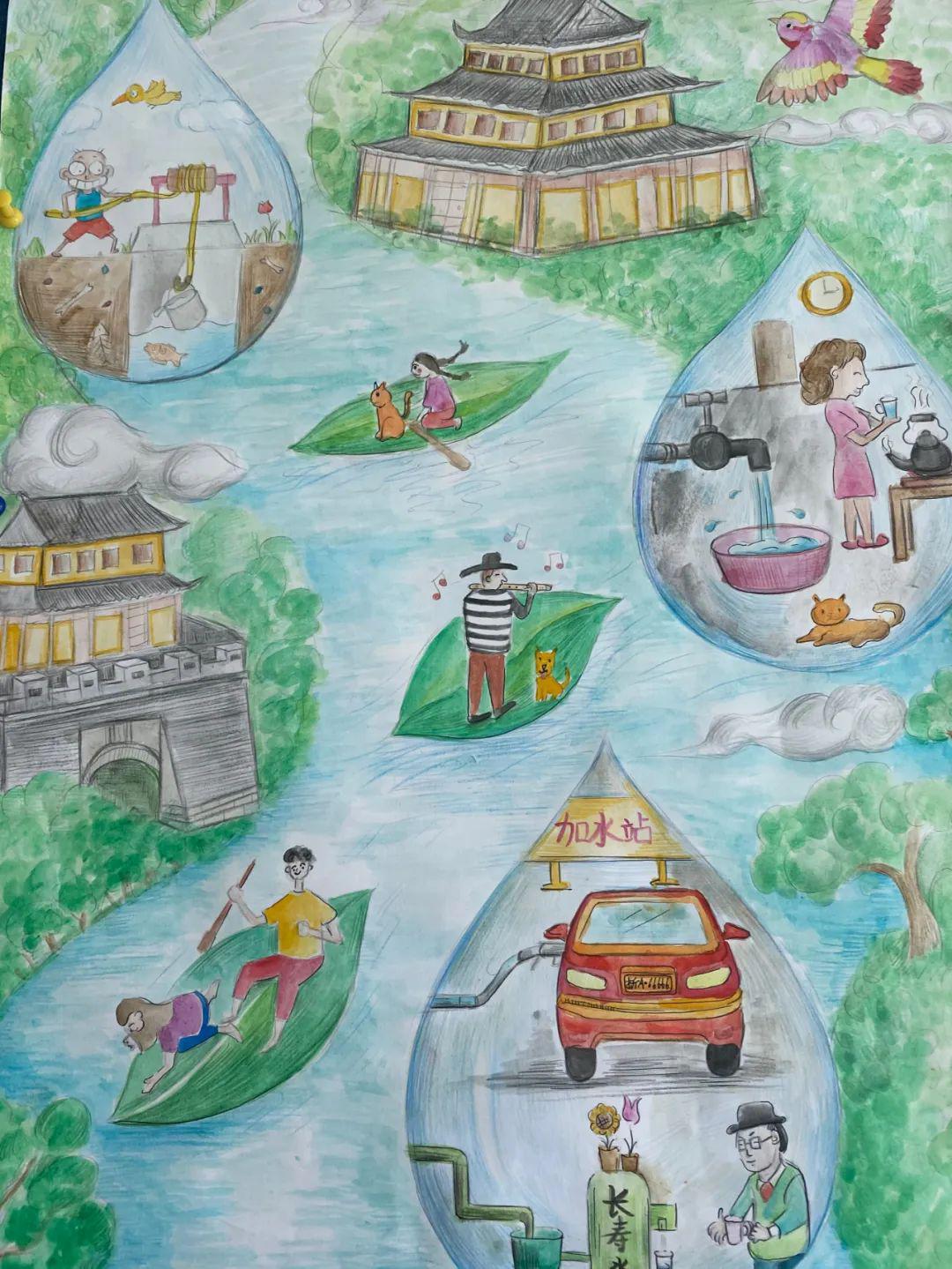 项目学习:美丽河流展新颜,科幻绘画秀创意 ——金都天长小学云端科技