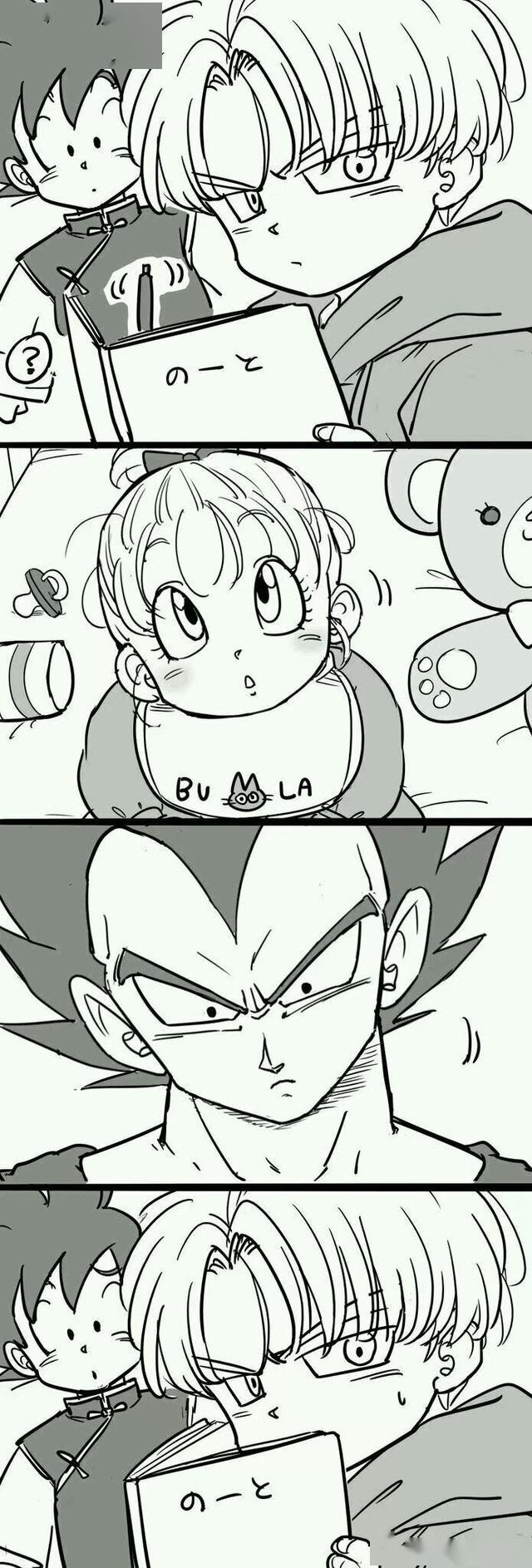 龙珠贝吉塔的精神力训练不过关特兰克斯都是布拉的错