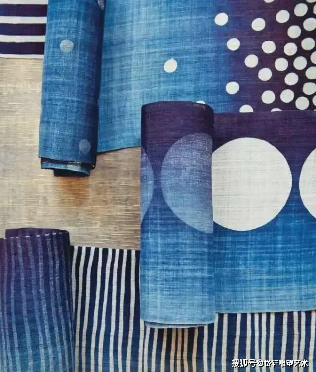 艺术设计扎染布料作品欣赏