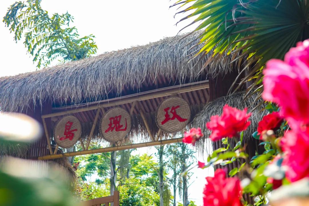 重庆周边游好去处丨人少花美的铜梁玫瑰岛现世里的莫奈花园