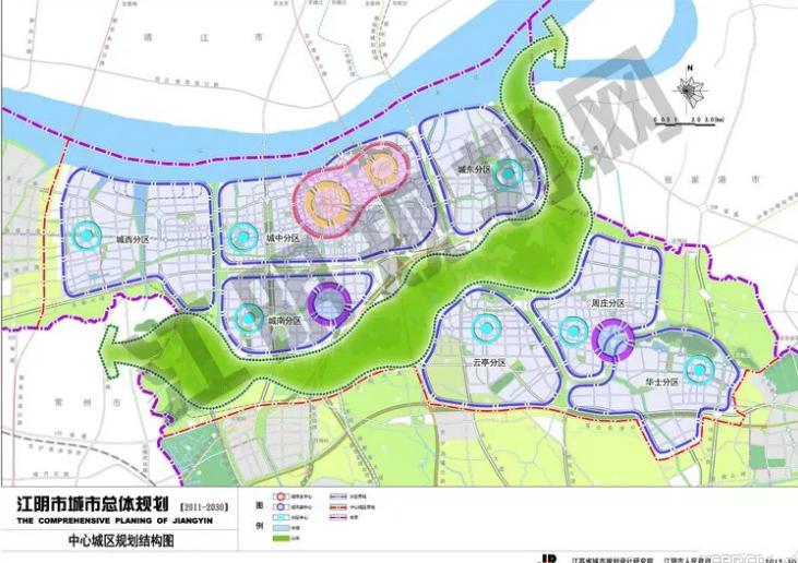 想要回答这个问题,便需要看懂在江阴整个城市的未来规划中,城南所占据