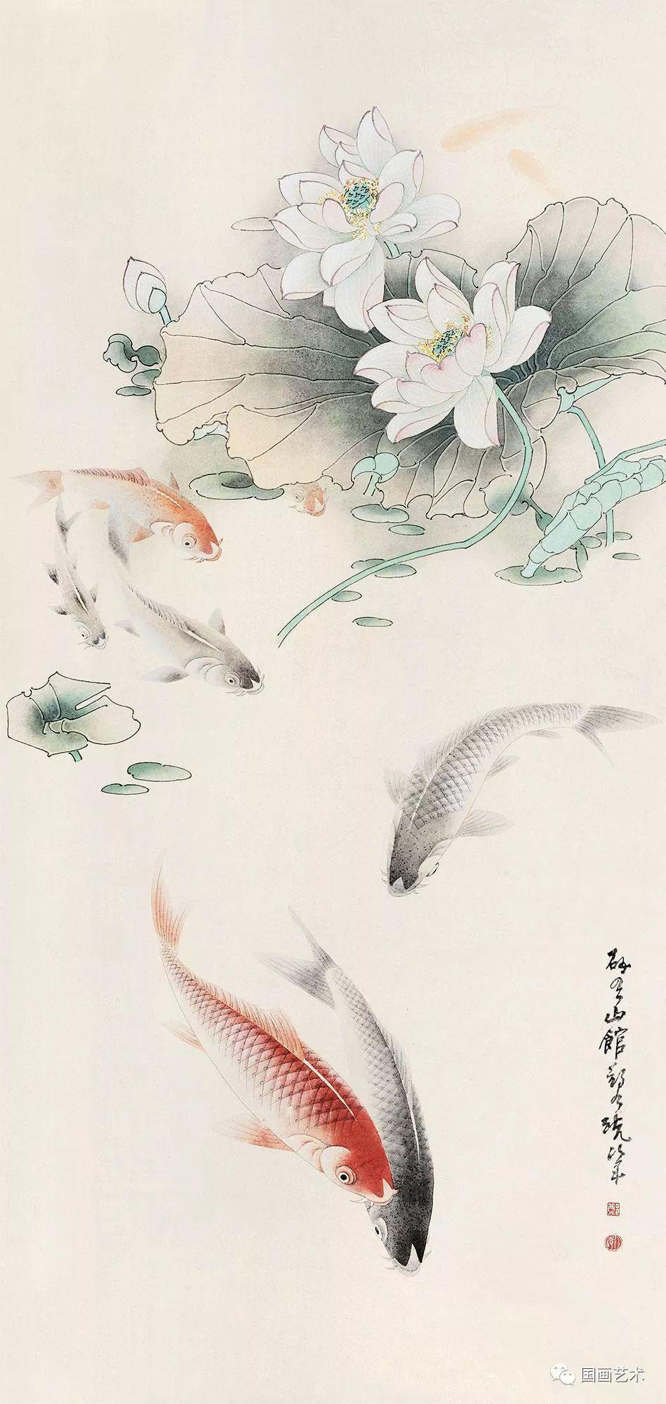 赏名家笔下九如图,万事如意,福寿绵延!_齐白石