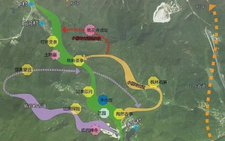 马岭古道—美女峰,新辟道路,在原通往美女峰两条黄泥小路的基础上修