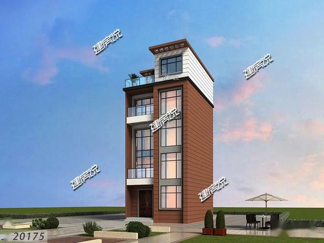 面宽6米占地97平的五层现代风别墅设计师这波操作真牛