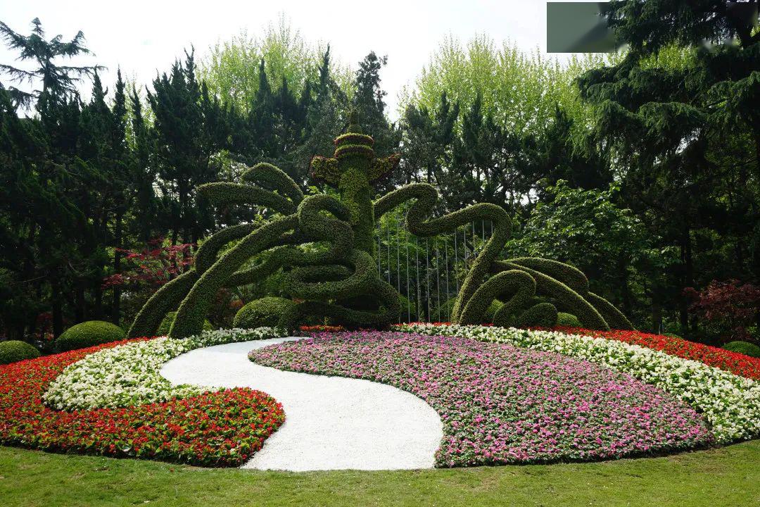 秀出普陀绿化名片专业范儿②多彩的花坛