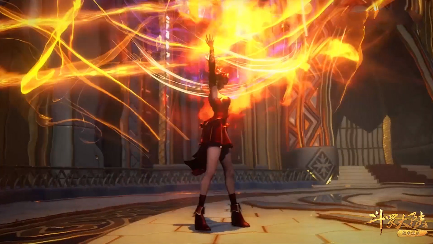 原创斗罗都在吹嘘唐三秒杀风笑天有谁注意到火舞姿势太让人心疼