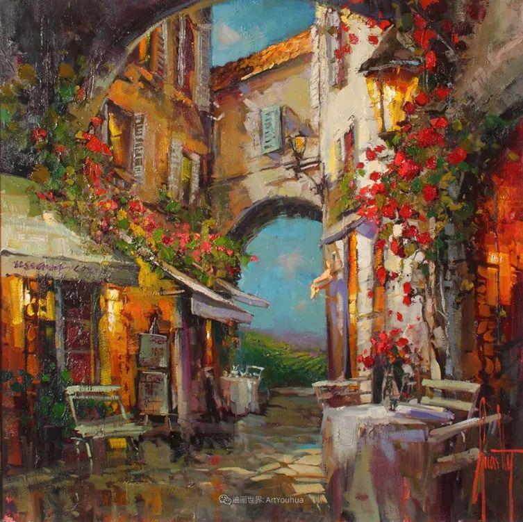 美国画家stevenquartly印象派风景油画作品赏析