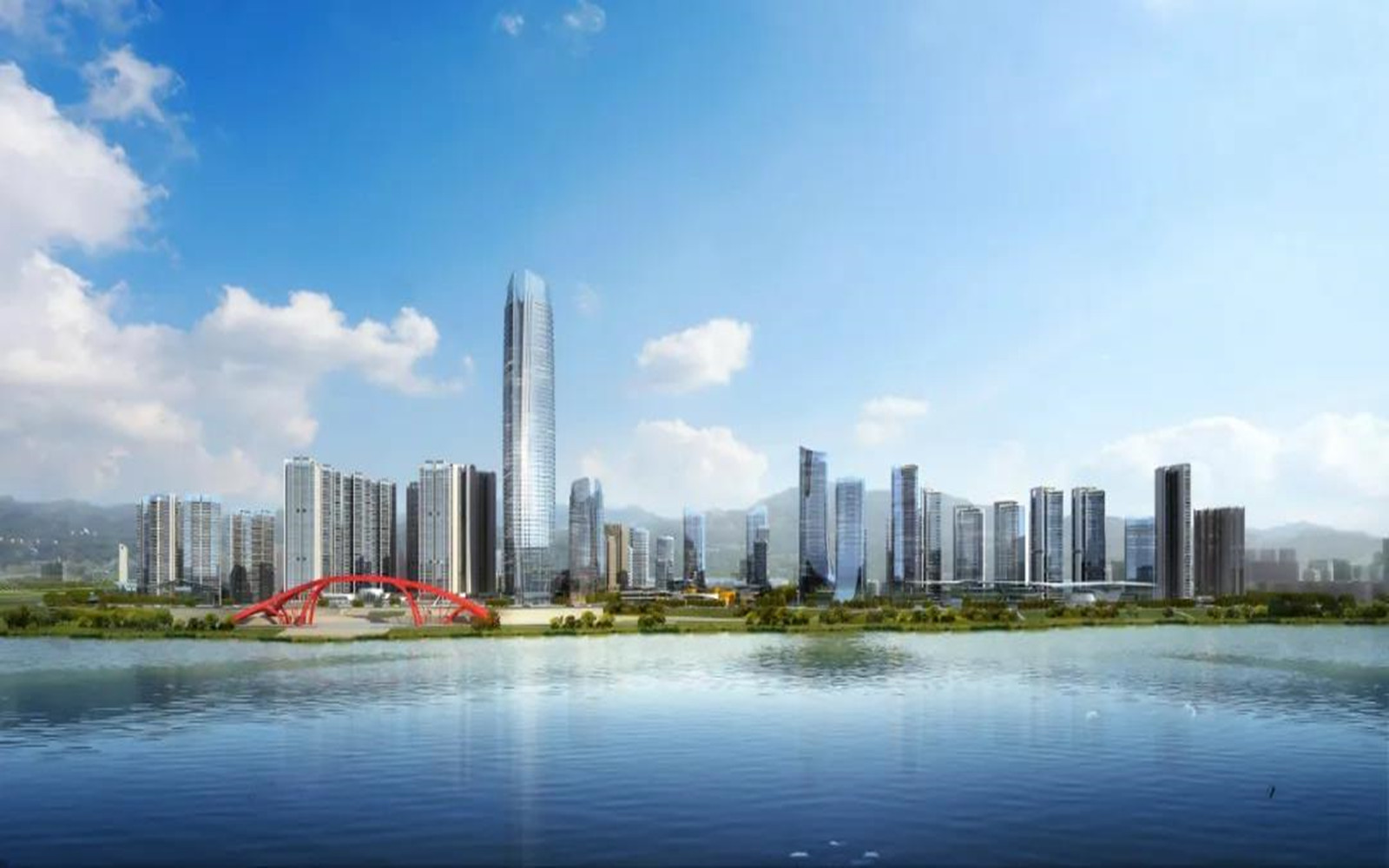 宁德时代年产30gwh锂电池西南制造基地,宜宾市三江口cbd中央商务区等