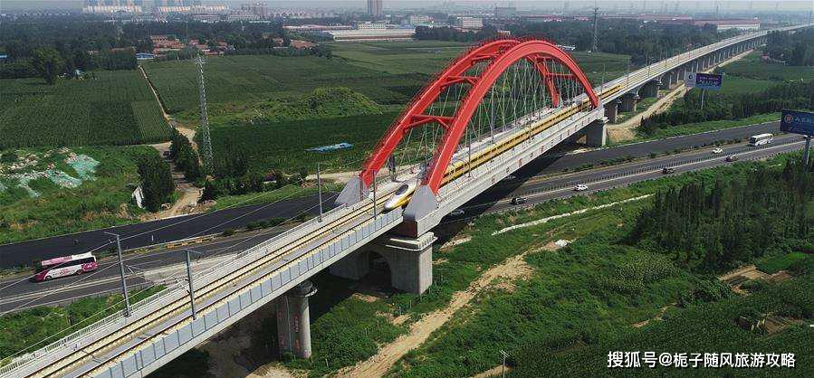 原创中国八纵八横高速铁路网青银通道的东端部分济青高速铁路