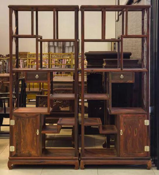 100款精品红木博古架真是美腻了