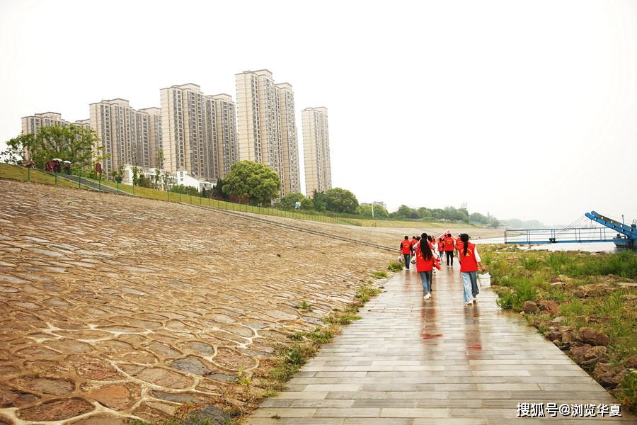 湖北枝江休闲景点滨江游园