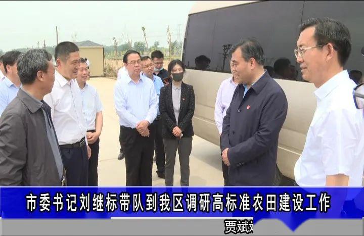周口市委书记刘继标带队到淮阳区调研高标准农田建设工作