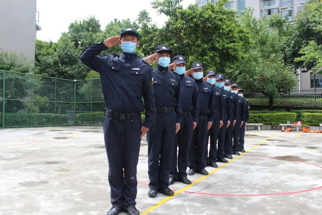 安保亮剑,展现质感服务风采