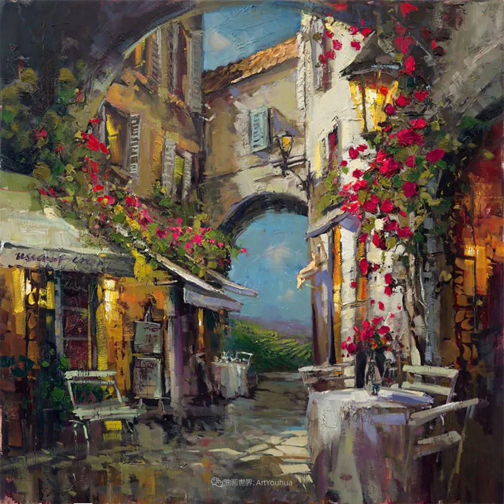 美国画家stevenquartly印象派风景油画作品赏析