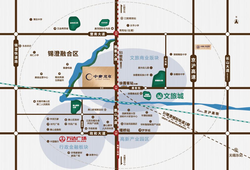 徐霞客站(在建),串联【s1轻轨】与【地铁1号线】,扼守城际交通枢纽