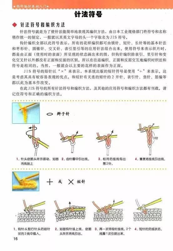 钩针分享教你从小白进阶到达人所有针法很全