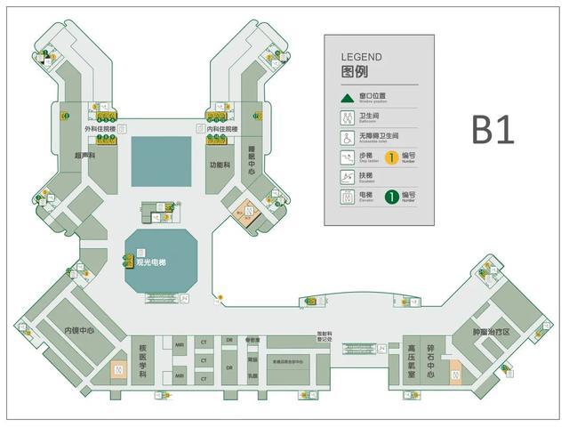 医院内部地图图片