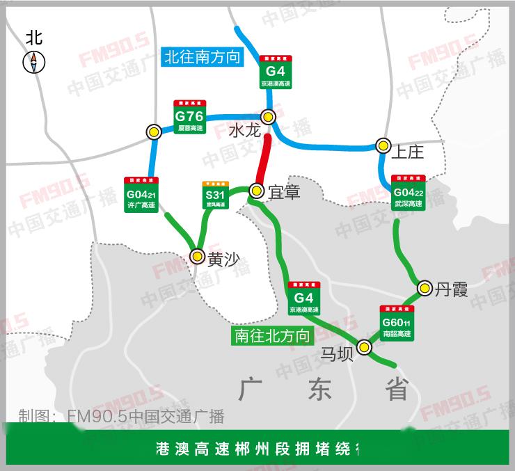 梽木山枢纽为东西走向的g60沪昆高速和南北走向的g55二广高速的交汇点