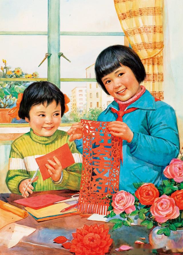 新中国不同时期通俗易懂又振奋人心的怀旧年画宣传画高清欣赏4