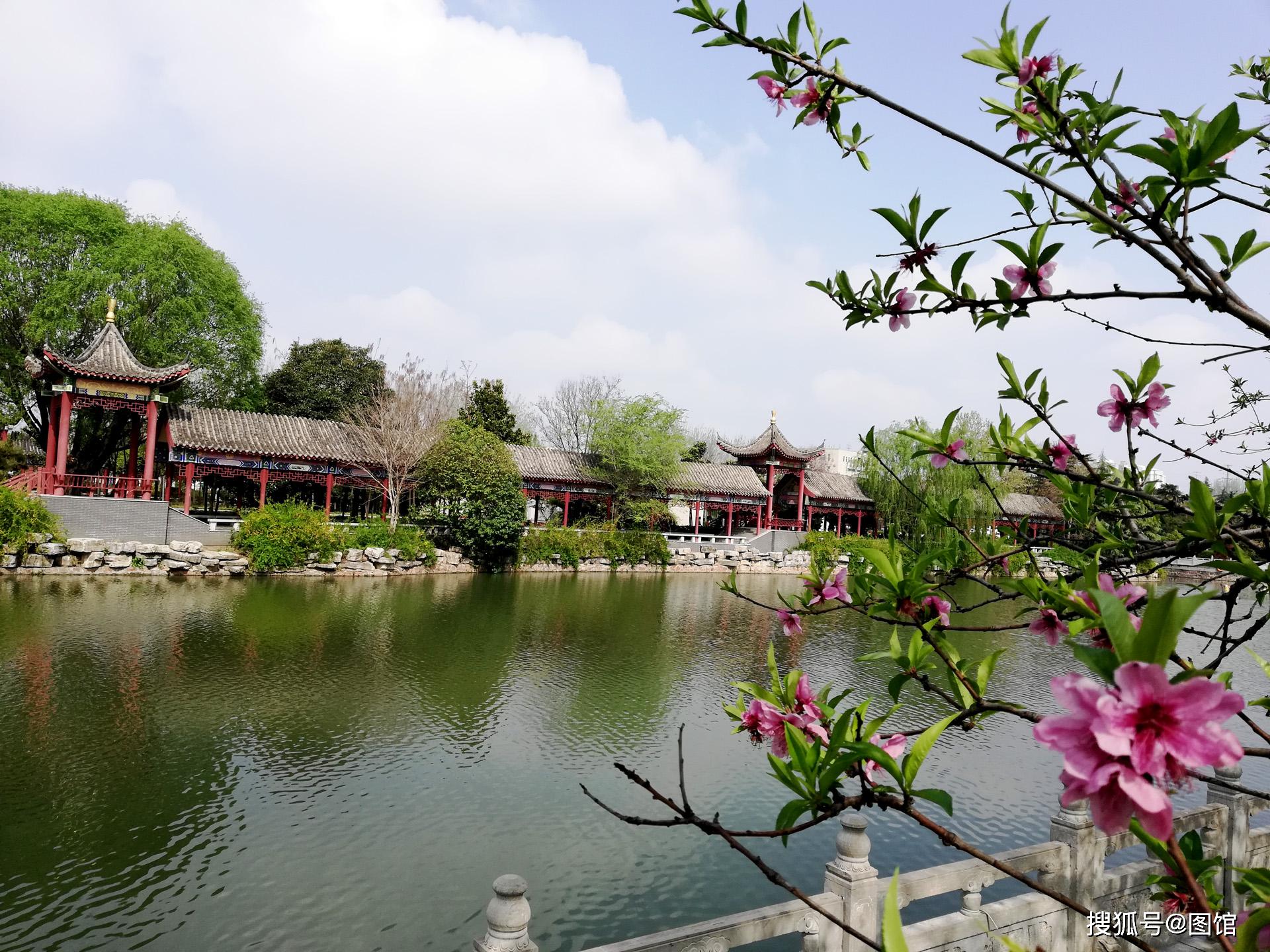 许昌西湖公园的美景图片