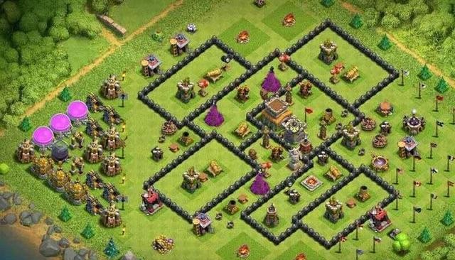 部落冲突八本泰坦杯阵型推荐普通玩家使用奖杯也会自动来