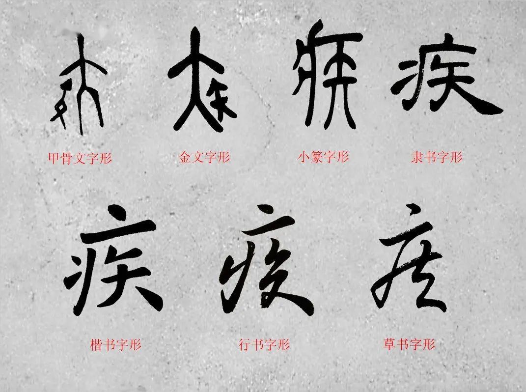 志成艺术课堂书法每周一字疾