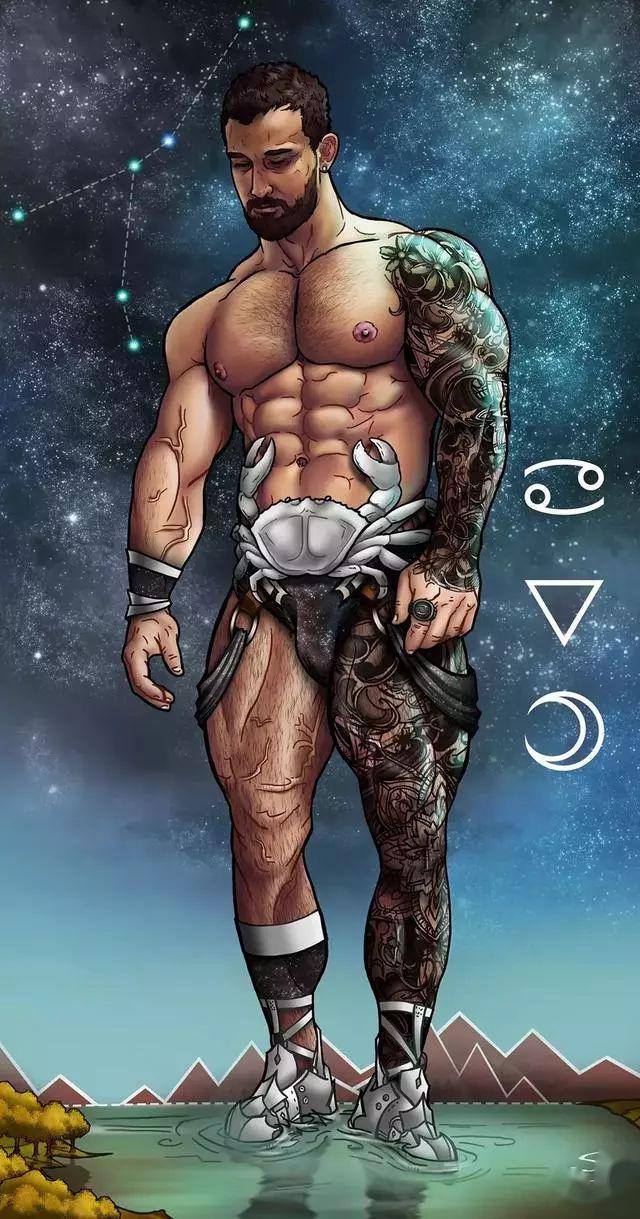 12星座对应的肌肉守护神看看你的男神长什么样