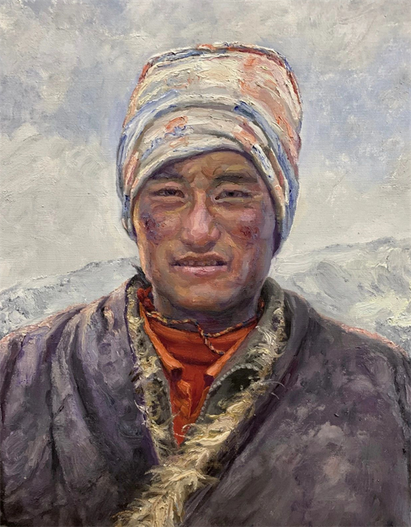 《雪山汉子》丨张利华教授油画作品欣赏