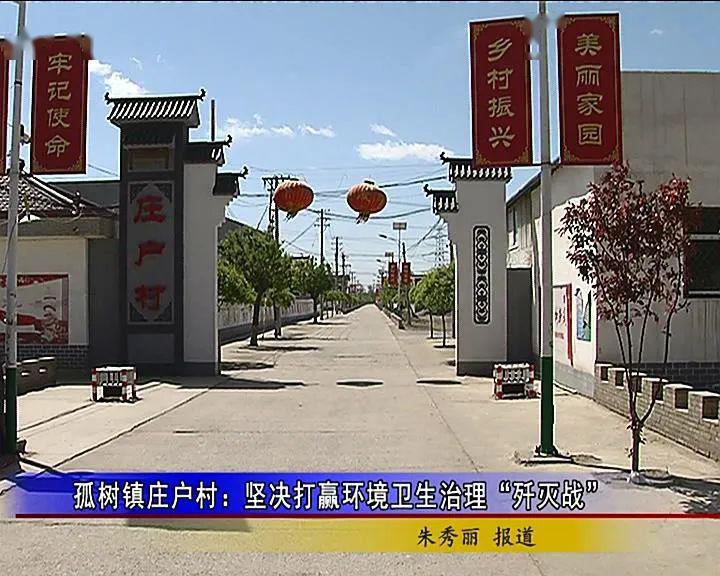 孤树镇庄户村:坚决打赢环境卫生治理"歼灭战"