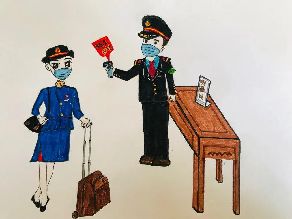 逆行列车长还会画漫画这是什么宝藏女孩