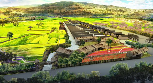 综广关注登高赏花品茗尝鲜风景这边独好嘉峪关这里乡村旅游示范点项目
